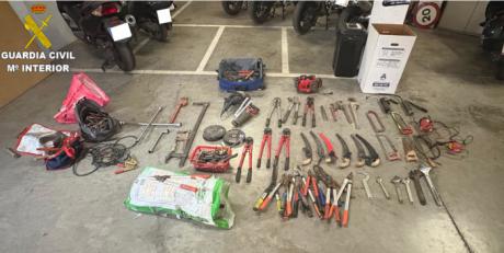 Desarticulado un grupo familiar por robos en explotaciones agrícolas de Cuenca