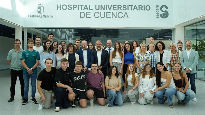 Alumnos de Ingeniería Biomédica de la UCLM estrenan prácticas en el HUCU