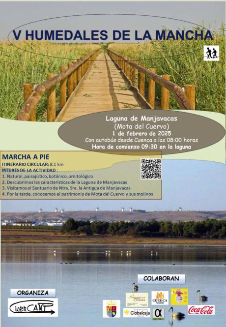 La Asociación “CuenCANP” Celebra la V Edición de los Humedales de la Mancha con un Recorrido en Manjavacas