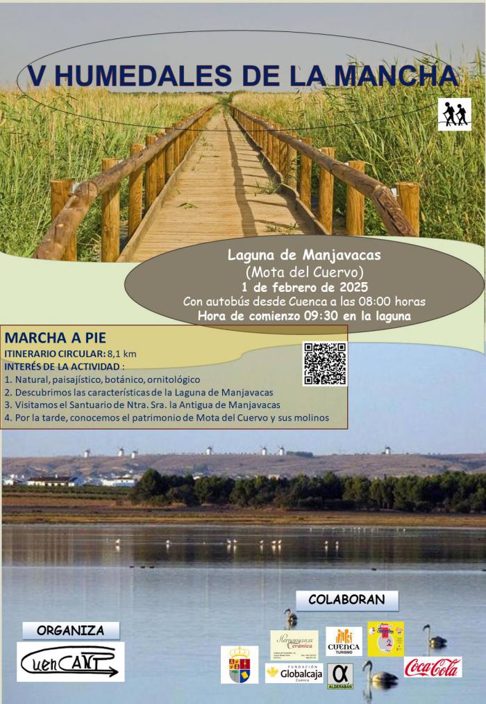 La Asociación “CuenCANP” Celebra la V Edición de los Humedales de la Mancha con un Recorrido en Manjavacas