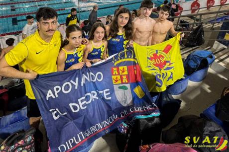 El Club de Salvamento SVAT de Tarancón brilla en el XXXIX Campeonato de España Infantil y Cadete de Invierno