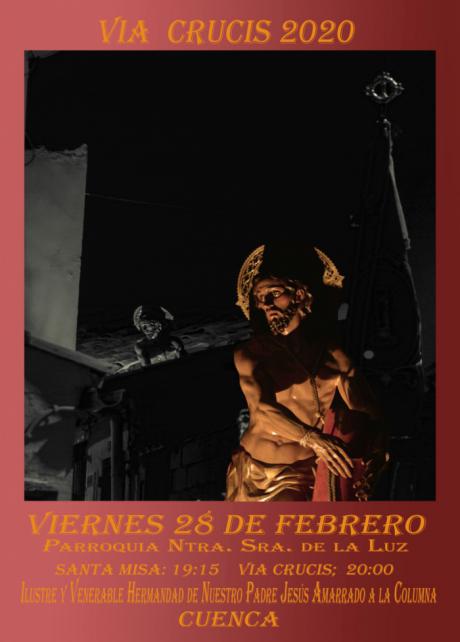 Jesús Amarrado a la Columna celebra este viernes su Vía Crucis por el barrio de San Antón