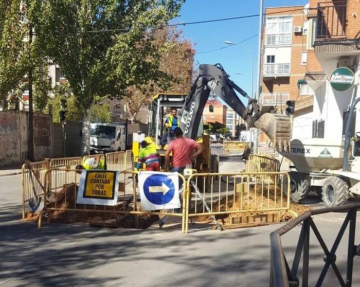 El Ayuntamiento de Tarancón comienza la segunda fase de las obras de saneamiento en la Calle Emilio Villaescusa