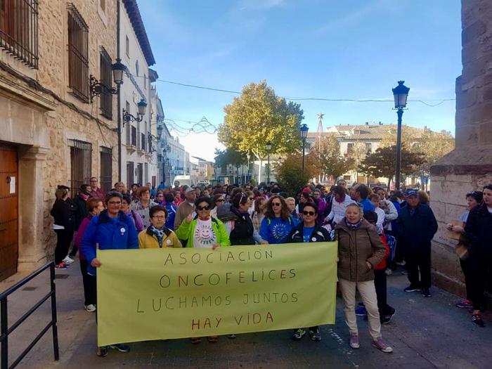 Caminata Solidadaria contra el cáncer en Mota del Cuervo