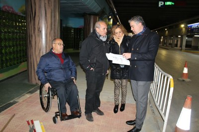 Garijo afirma que las obras realizadas en el túnel de Villacerrada mejoran la accesibilidad, la seguridad y el tránsito peatonal en la zona