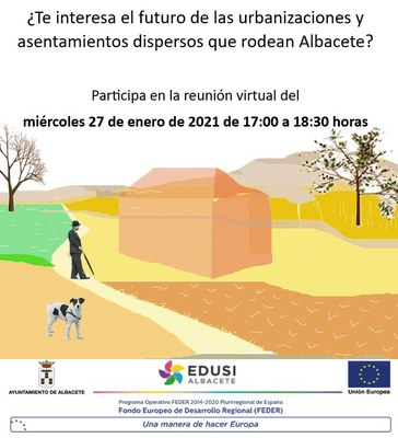 El Ayuntamiento de Albacete promueve la participación en torno al proyecto que estudia la conexión de los diseminados y urbanizaciones con el casco urbano