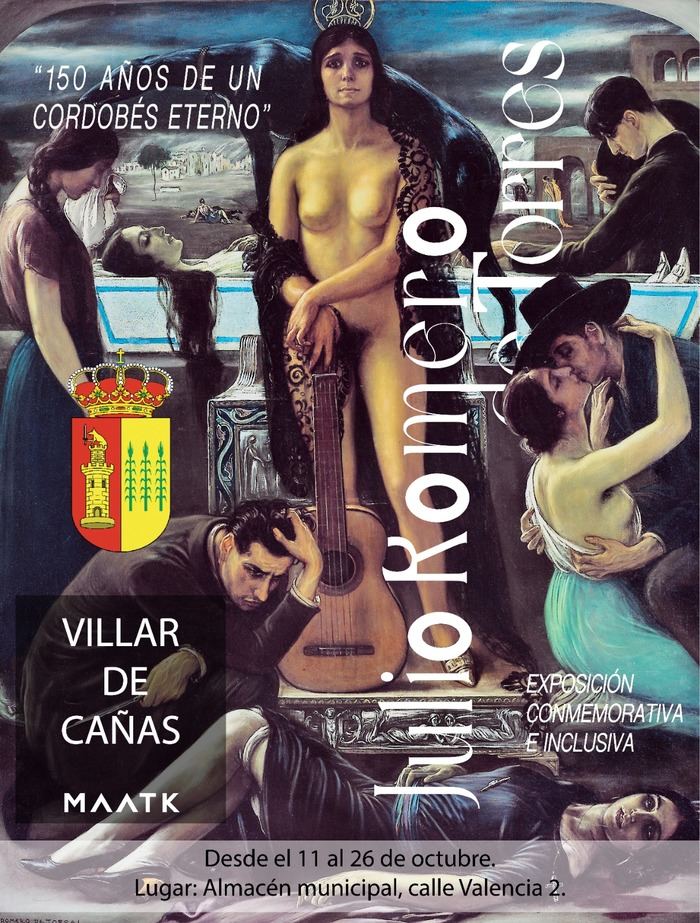 Villar de Cañas acoge una exposición inclusiva de Julio Romero de Torres