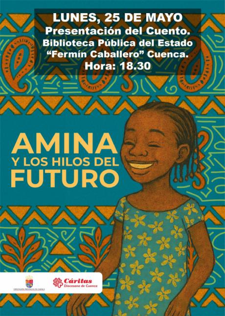 Cáritas Cuenca presenta el cuento “Amina y los hilos del futuro” para sensibilizar sobre la educación de niñas en Benín