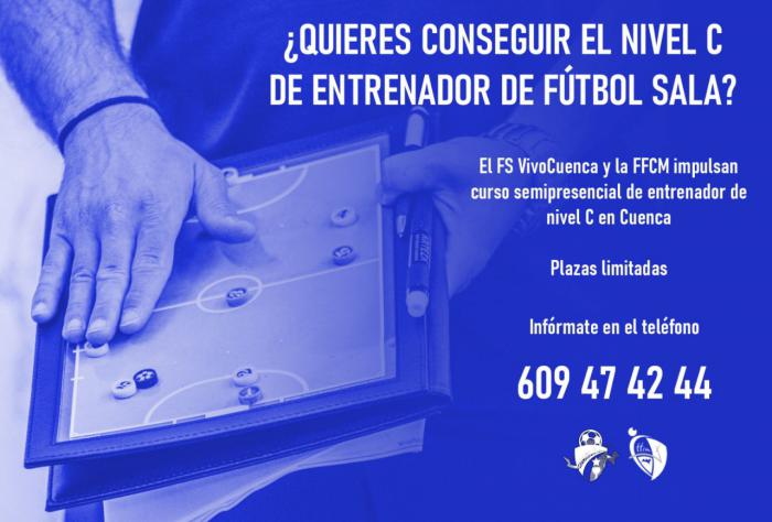 El FS VivoCuenca y la Escuela de Entrenadores FFCM se unen para dar la oportunidad a futuros entrenadores conquenses