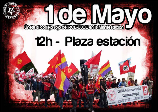 La UJCE llama a la juventud trabajadora y estudiante a manifestarse el 1º de Mayo