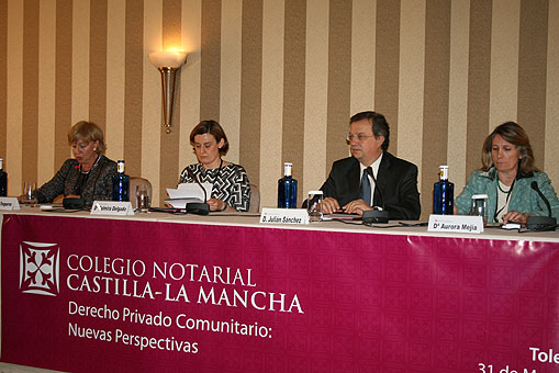 Sánchez Pingarrón asiste al seminario nacional sobre derecho comunitario celebrado por el colegio de notarios de Castilla-La Mancha 