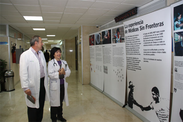El Hospital Virgen de la Luz acoge una exposición de Médicos sin Fronteras sobre la enfermedad de Chagas