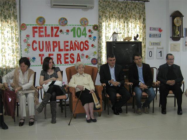 Teresa Gayarres Ripalda ha cumplido 104 años