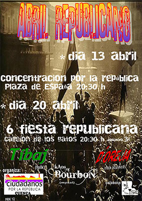 Ciudadanos por la República de Cuenca presenta su abril republicano 2012  