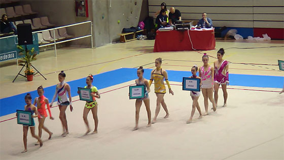 Éxito de participación en el XIV trofeo ciudad de Cuenca de gimnasia rítmica organizado por el CD Huécar