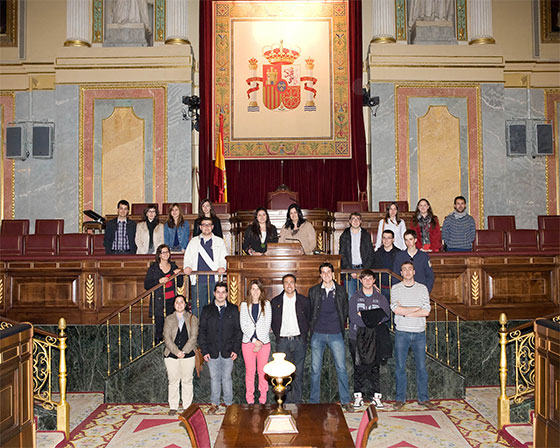 Nuevas Generaciones de Cuenca visita el Congreso de los Diputados
