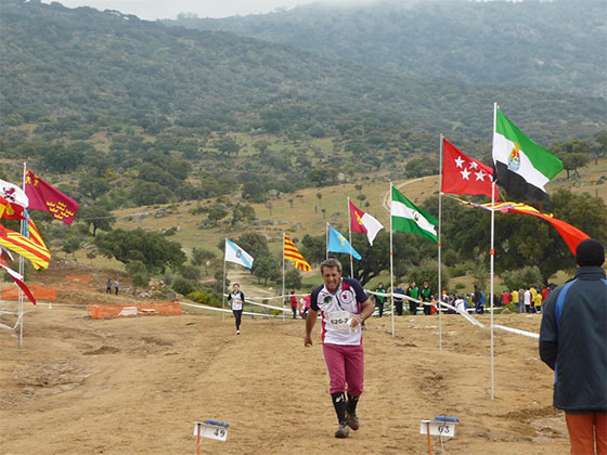 El club orientación y montaña Cuenca  participo en el campeonato de España de orientación