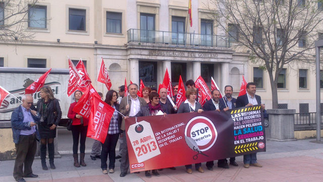 CCOO conmemora en cuenca el Día Internacional de la salud y la seguridad en el trabajo