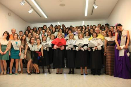 Primer acto de graduación del los alumnos del Grado de Enfermería de Cuenca