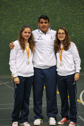 Castilla-La Mancha medalla de bronce en el campeonato de España juvenil de frontenis olímpico femenino