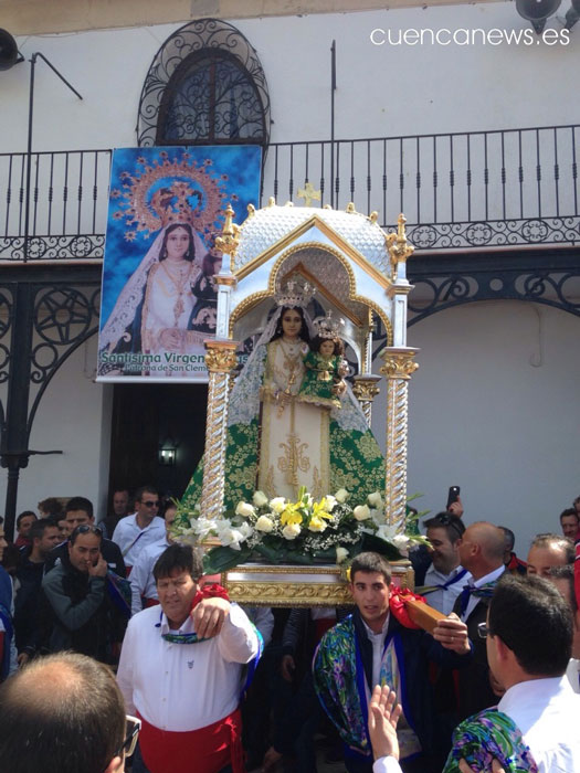 La Virgen de Rus, alcaldesa honoraria de San Clemente ya se encuentra en su pueblo