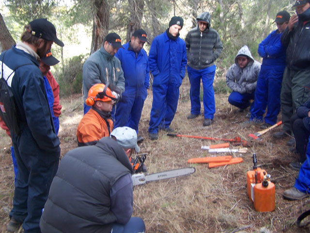 Clausura del Curso de Trabajador Forestal en Talayuelas incluido en la Red CREA2