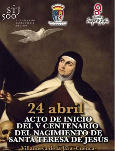 Villanueva de la Jara acoge este jueves la presentación de los actos del V Centenario del Nacimiento de Santa Teresa