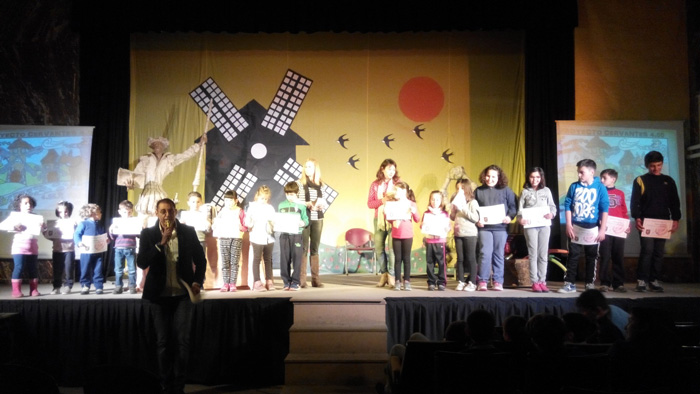 Multitud de actos y actividades el en C.I.P. Santa Ana con motivo del IV centenario de la muerte de Cervantes