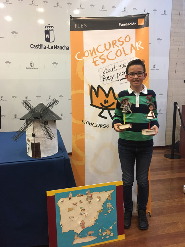 Un alumno de San Clemente representará a Castilla-La Mancha en la audiencia de don Felipe para los escolares ganadores del concurso ¿Qué es un Rey para ti?
