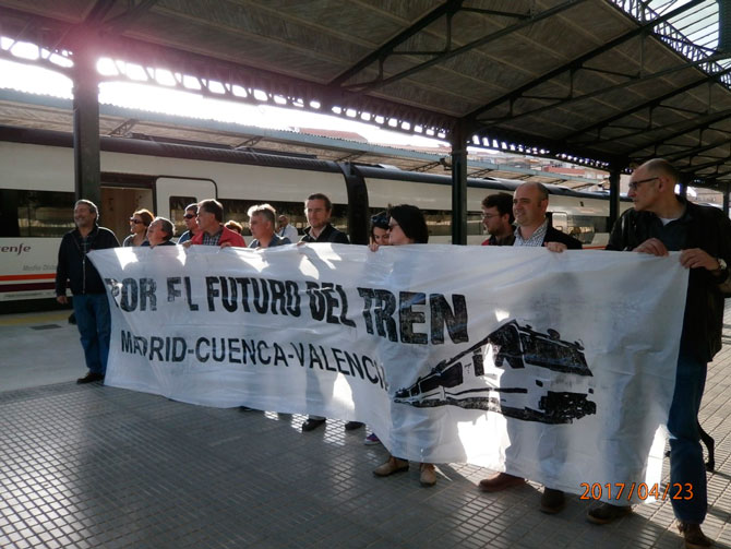 La Plataforma del Ferrocarril exige el cumplimiento de las inversiones en la provincia de Cuenca