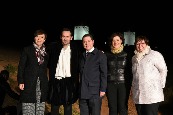  El Gobierno regional instalará iluminación artística en todos los molinos de viento de Castilla-La Mancha como reclamo turístico