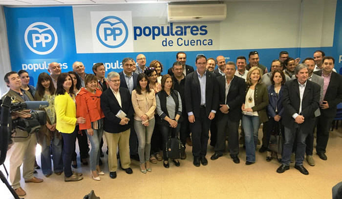 Prieto anuncia su candidatura “para seguir liderando el proyecto del Partido Popular en Cuenca”