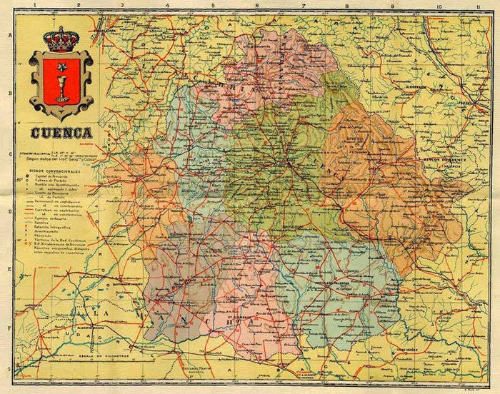 La RACAL acoge este martes la conferencia “La provincia de Cuenca a través de los mapas”