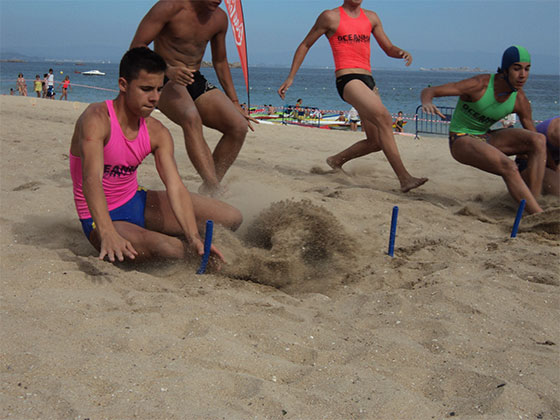 El club de salvamento SVAT Tarancón en el circuito Oceanman 2012