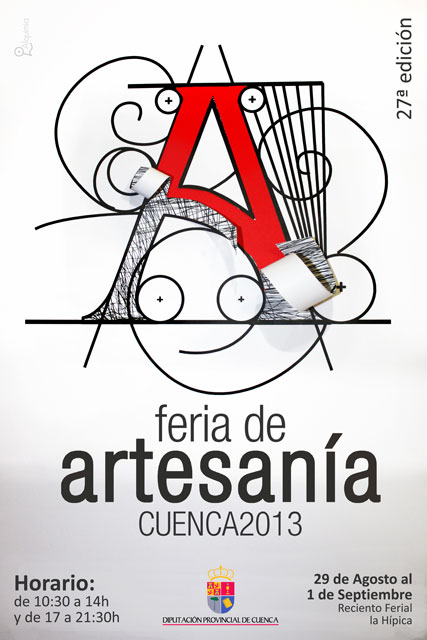 El estudio Alquimia diseña el cartel que representará la Feria de Artesanía 2013