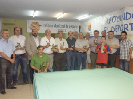 Ambiente de gala en la final del open de San Julián de billar a tres bandas
