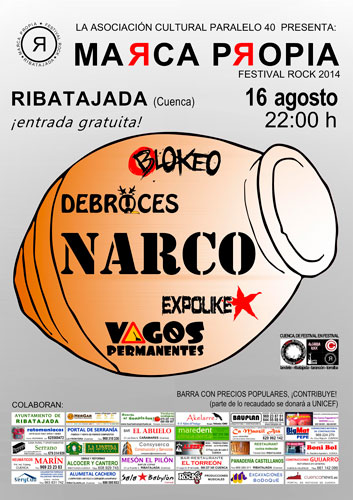 Ribatajada acoge este sábado una nueva edición del festival musical “Marca Propia”