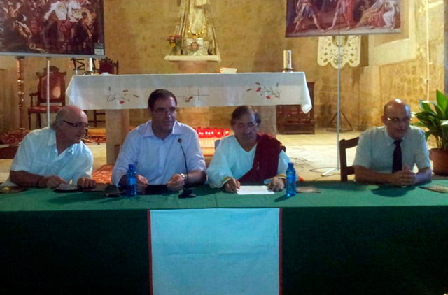 Prieto acompaña a los valerienses en el inicio de sus jornadas romanas