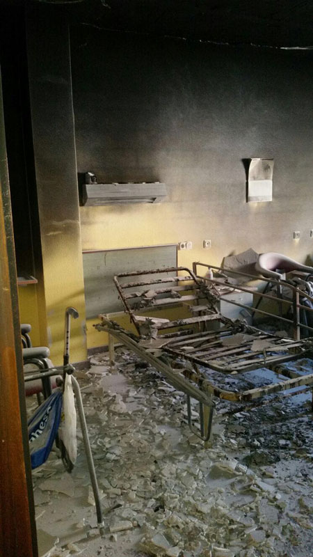 Un incendio en una residencia de ancianos en Motilla del Palanca causa 3 afectados por el humo
