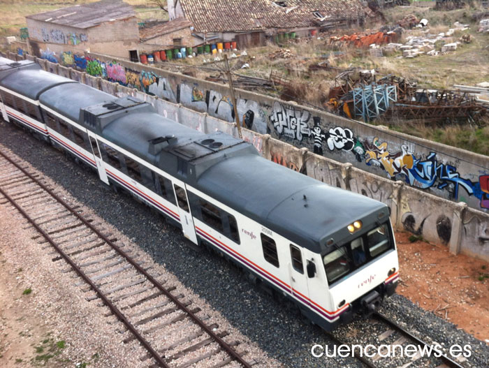 Acción reivindicativa  por un tren público, social y sostenible en Cuenca