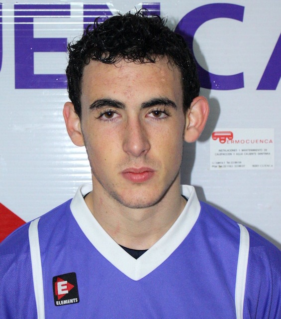 Diego Abarca, convocado con la selección sub-18 de Castilla La Mancha.