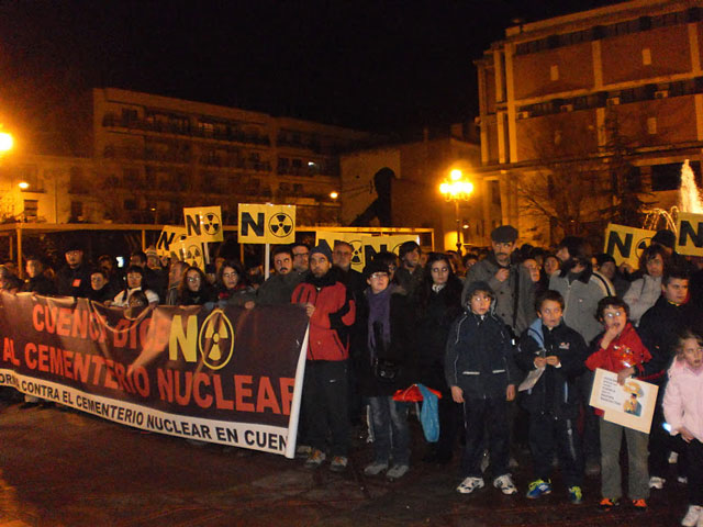 La Plataforma contra el Cementerio Nuclear en Cuenca se concentra de nuevo en diferentes puntos de la provincia