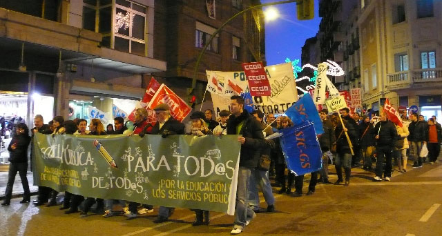 La Asamblea intercentros de Cuenca participara el próximo 11 de febrero en la manifestación en defensa de la educación pública