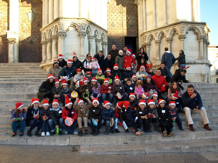 Cerca de 70 niños participan en la actividades navideñas de “La Borriquilla”