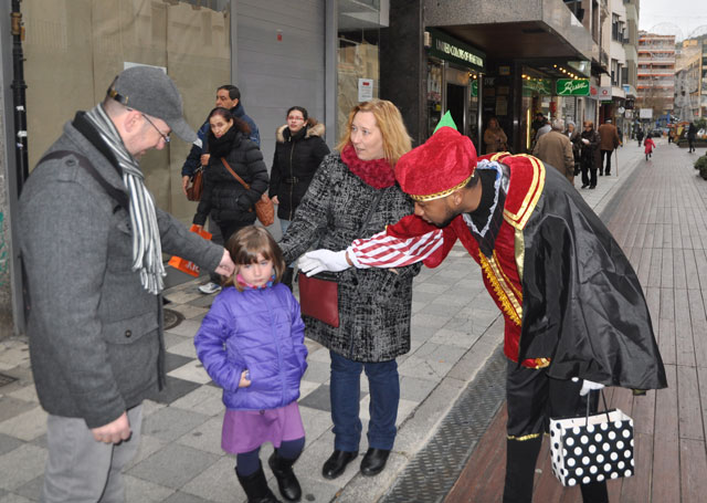 Tu Centro Abierto por Navidad recibe la visita del Paje Real