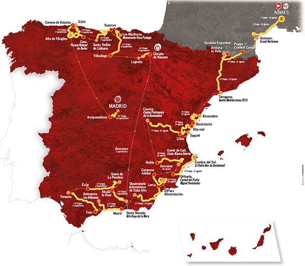 La capital volverá a ser final de etapa en La Vuelta 2017