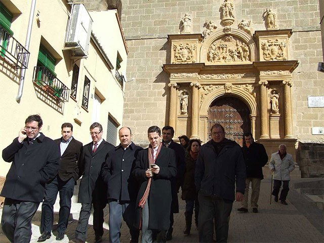 Visita del Consejero de Educación, Cultura y Deporte de Castilla-La Mancha a Huete