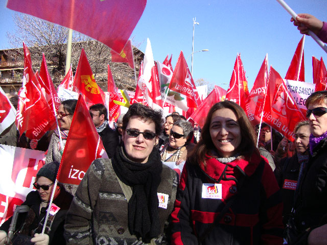 IU de Cuenca participó en la manifestación de Toledo