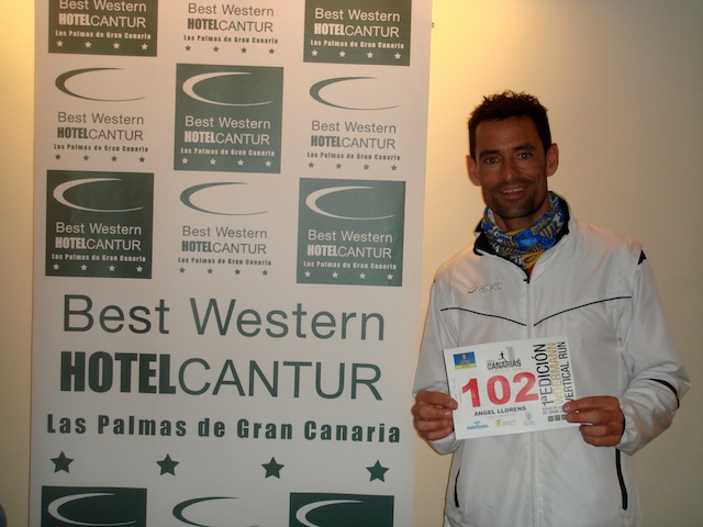 Ángel Llorens se proclama vencedor del Canarias Vertical Run 