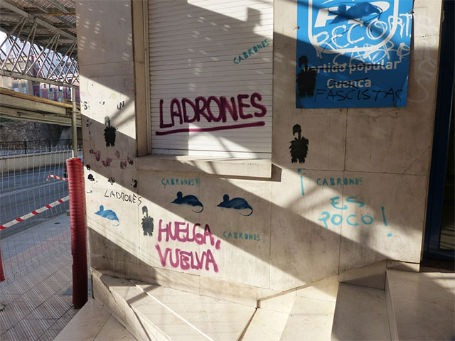 UPyD Cuenca: “Rechazamos todo tipo violencia y actos de vandalismo”